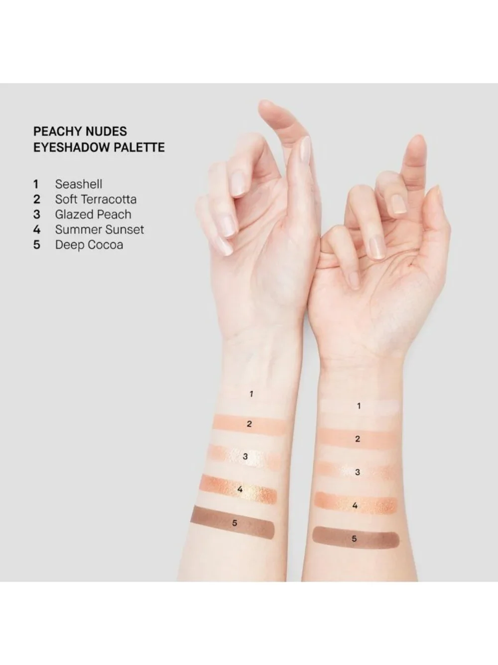 All Nudes Eyeshadow Palette | 5 Shades of Matte & Metallic Neutrals for Every
